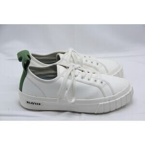 SeaVees SeaChange LTT Shoes Womens Size 8 White Corn Leather Athletic Sneakers